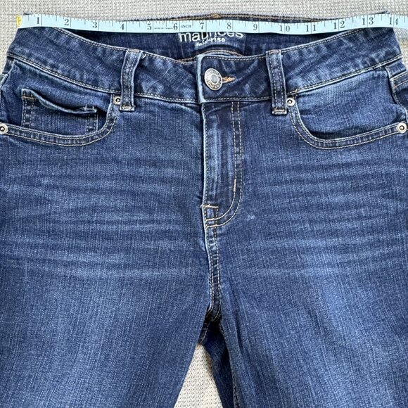 Maurices Womens Blue Bootcut Jeans Size 4 Long Stretch Denim Mid Rise 5 Pockets - Picture 7 of 13